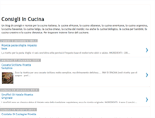 Tablet Screenshot of consiglincucina.blogspot.com