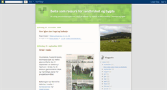 Desktop Screenshot of beiteprosjektet.blogspot.com