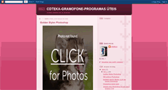 Desktop Screenshot of cdtekagramofone-programasuteis.blogspot.com