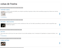 Tablet Screenshot of coisasdefrozina.blogspot.com