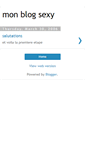 Mobile Screenshot of monblogsexy.blogspot.com