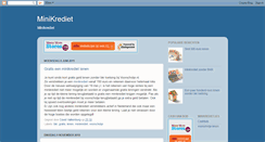 Desktop Screenshot of minikrediet.blogspot.com