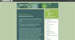 Desktop Screenshot of mymaldives.blogspot.com