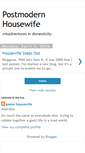 Mobile Screenshot of postmodernhousewife.blogspot.com