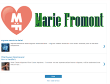 Tablet Screenshot of mariefromont.blogspot.com