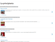 Tablet Screenshot of laprincipianta.blogspot.com