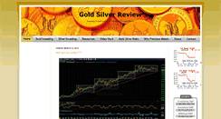 Desktop Screenshot of goldsilverreview.blogspot.com