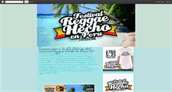 Desktop Screenshot of festivalreggaehechoenperu.blogspot.com