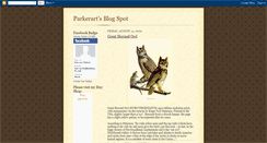 Desktop Screenshot of parkerartblogspot.blogspot.com