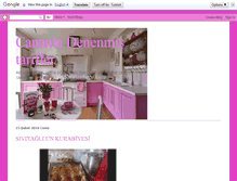 Tablet Screenshot of cananla-denenmistarifler.blogspot.com