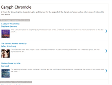 Tablet Screenshot of caryphchronicle.blogspot.com