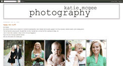 Desktop Screenshot of katiemcgeephotography.blogspot.com