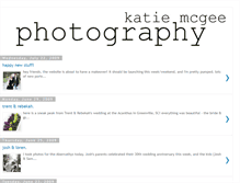 Tablet Screenshot of katiemcgeephotography.blogspot.com