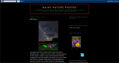 Desktop Screenshot of mainenaturephotos.blogspot.com