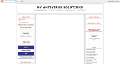 Desktop Screenshot of my-antivirus.blogspot.com