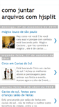 Mobile Screenshot of comojuntararquivos.blogspot.com