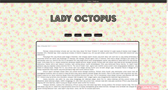 Desktop Screenshot of lady-octopus.blogspot.com