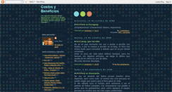 Desktop Screenshot of costosybeneficios.blogspot.com