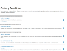 Tablet Screenshot of costosybeneficios.blogspot.com