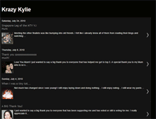 Tablet Screenshot of kylieannechapman.blogspot.com