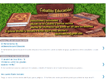 Tablet Screenshot of caballitoeduca.blogspot.com