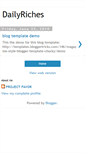 Mobile Screenshot of dailyriches.blogspot.com