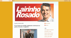 Desktop Screenshot of lairinho.blogspot.com