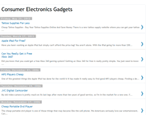 Tablet Screenshot of consumerelectronicsgadgets.blogspot.com