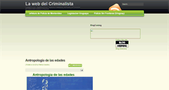 Desktop Screenshot of escenadelcrimen-lourdes.blogspot.com