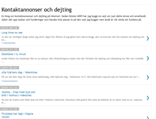 Tablet Screenshot of kontaktannonser.blogspot.com