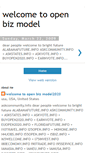 Mobile Screenshot of openbizmodel.blogspot.com