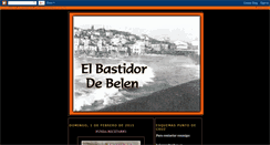 Desktop Screenshot of elbastidordebelen.blogspot.com