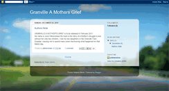 Desktop Screenshot of granvilleamothersgrief.blogspot.com