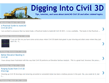 Tablet Screenshot of diggingintocivil3d.blogspot.com