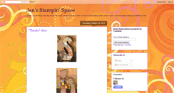 Desktop Screenshot of jensstampinspace.blogspot.com