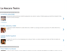 Tablet Screenshot of lamascarateatro.blogspot.com