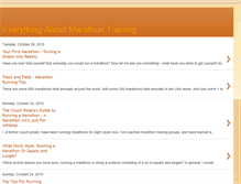 Tablet Screenshot of completemarathontraining.blogspot.com