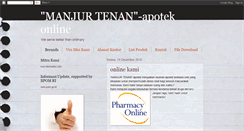 Desktop Screenshot of manjurtenan.blogspot.com