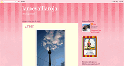 Desktop Screenshot of lamevaillaroja.blogspot.com