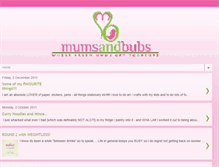 Tablet Screenshot of mums-and-bubs.blogspot.com