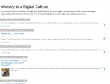 Tablet Screenshot of ministryinadigitalculture.blogspot.com