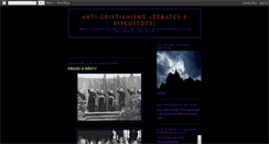 Desktop Screenshot of anti-cristianismo.blogspot.com