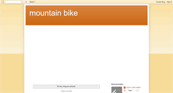 Desktop Screenshot of mountainbike29.blogspot.com