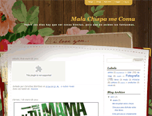 Tablet Screenshot of malachispa.blogspot.com