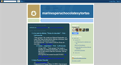 Desktop Screenshot of marinesperuchocolatesytortas.blogspot.com