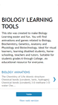 Mobile Screenshot of biologylearningtools.blogspot.com