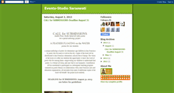 Desktop Screenshot of events-studiosaraswati.blogspot.com