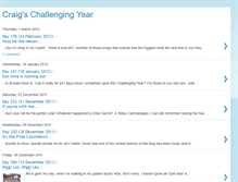 Tablet Screenshot of craigschallengingyear.blogspot.com