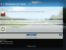 Tablet Screenshot of discipulosdofutsal.blogspot.com
