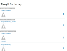Tablet Screenshot of my-thought-for-the-week-days.blogspot.com